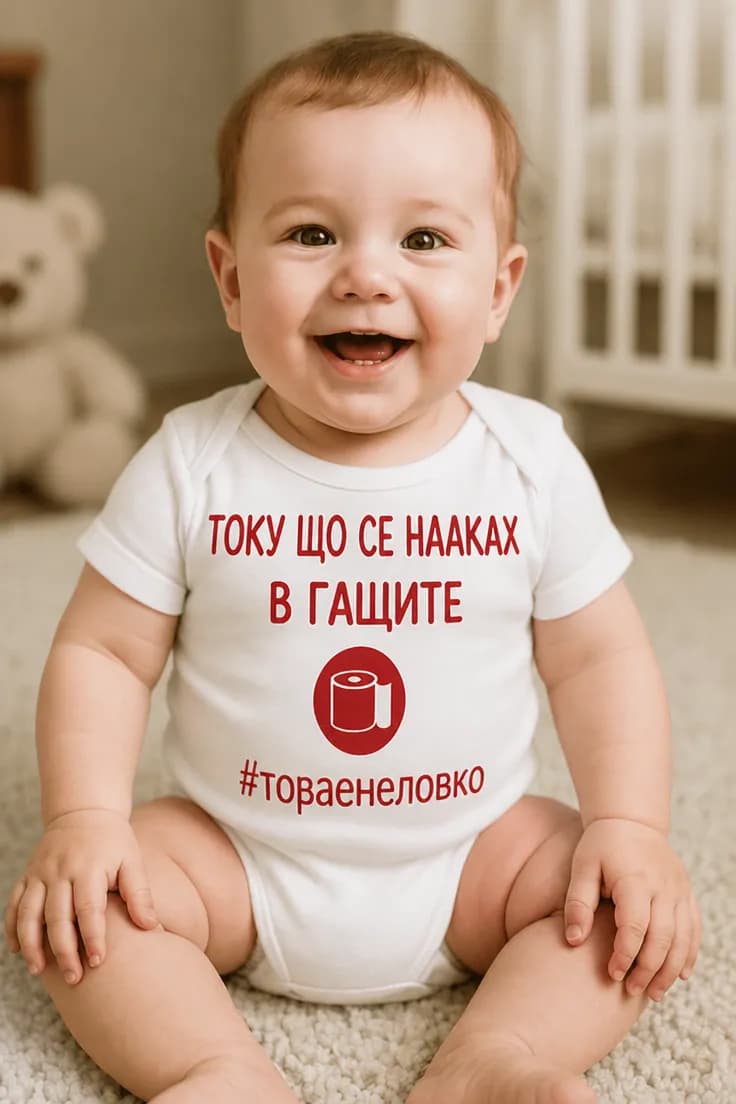 Бебешко боди току що се нааках – ТОКУ ЩО СЕ