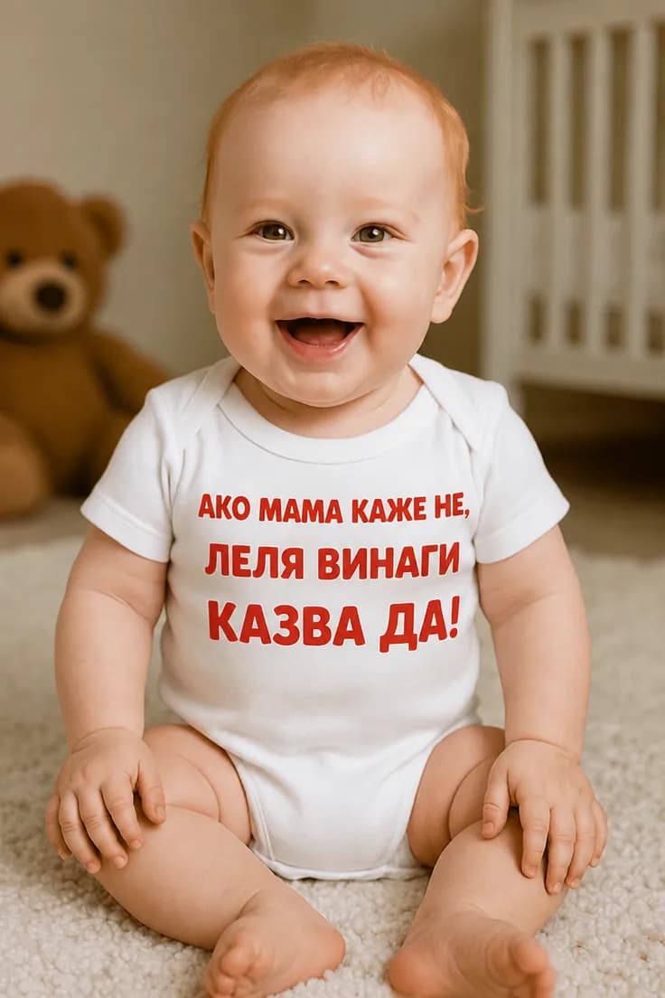 Бебешко боди ако мама каже не – АКО МАМА КАЖЕ НЕ,