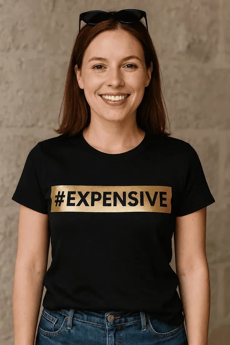 Смешна тениска скъпо #EXPENSIVE