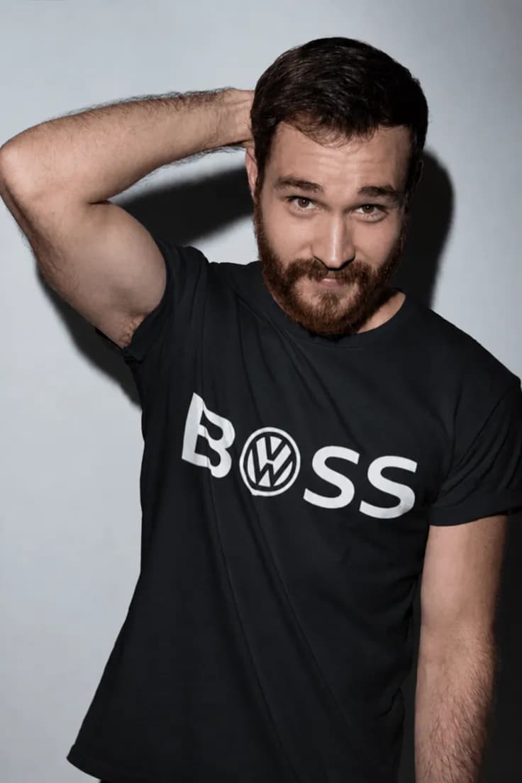 Смешна тениска шеф BOSS