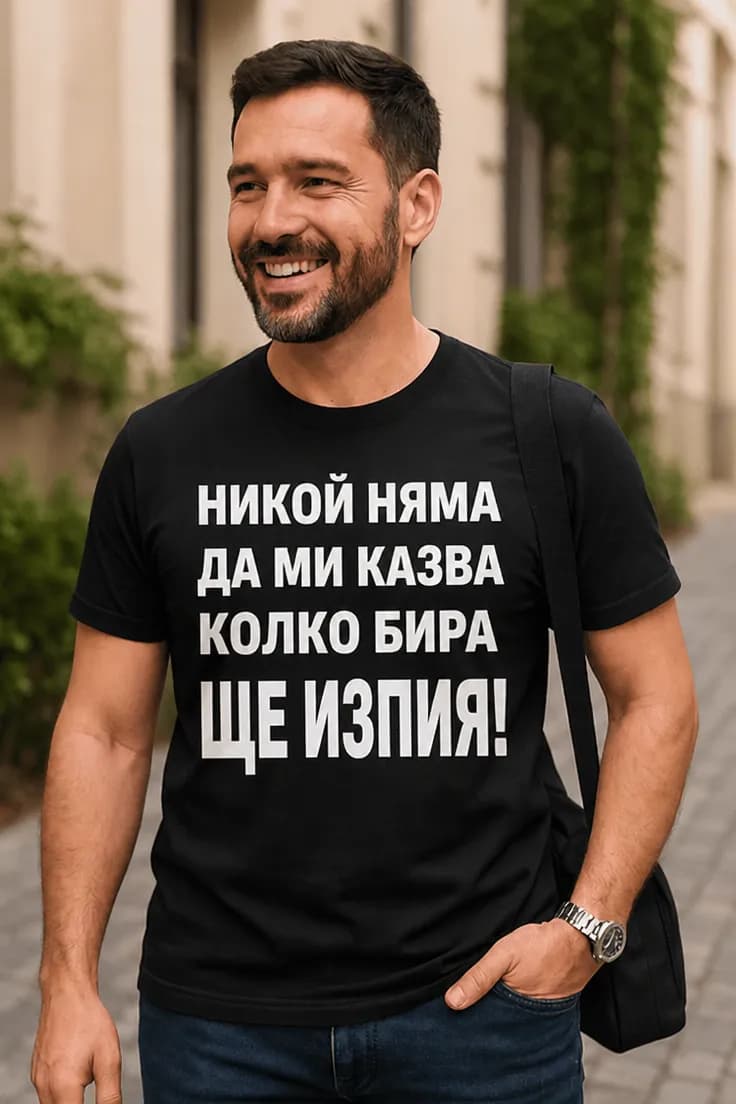Смешна тениска никой няма да ми казва какво да правя