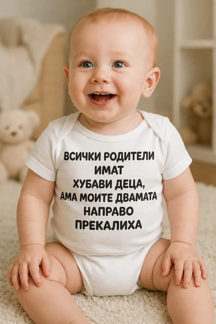 Бебешко боди хубави деца – ВСИЧКИ РОДИТЕЛИ