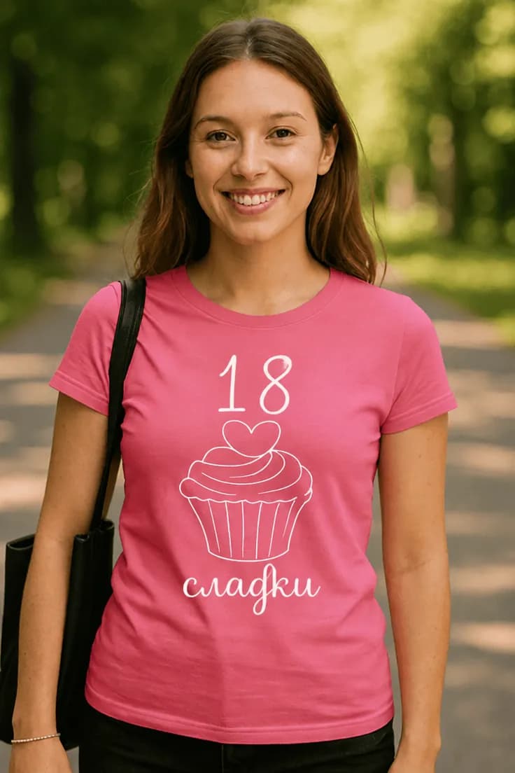 Смешна тениска 18 сладки | 18 сладки