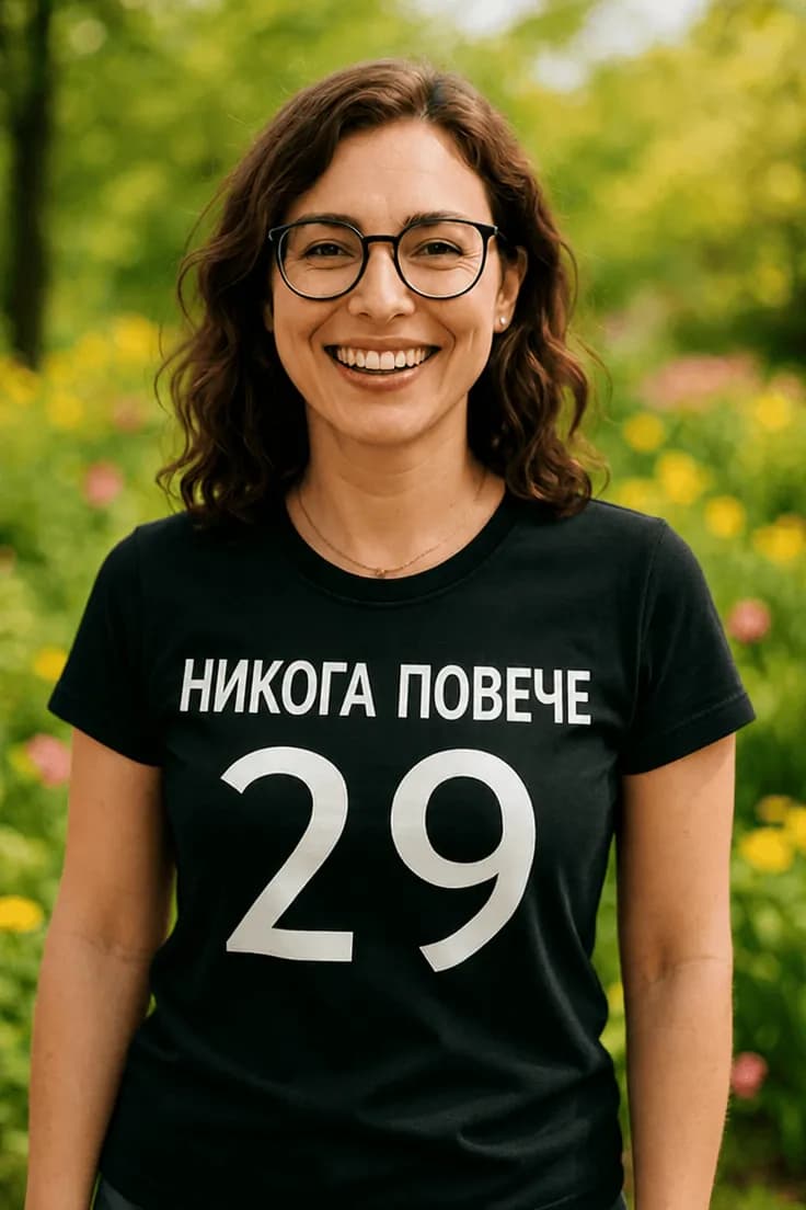Смешна тениска никога повече 29 – НИКОГА ПОВЕЧЕ
