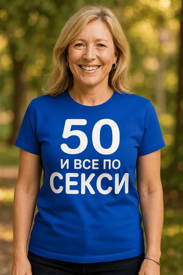 Смешна тениска 50 и все по секси – 50 И ВСЕ ПО СЕКСИ
