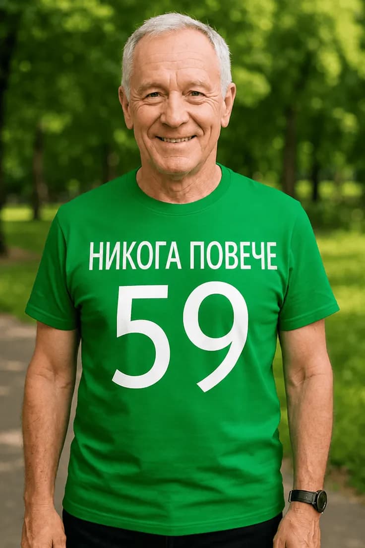 Смешна тениска никога повече 59 | НИКОГА ПОВЕЧЕ