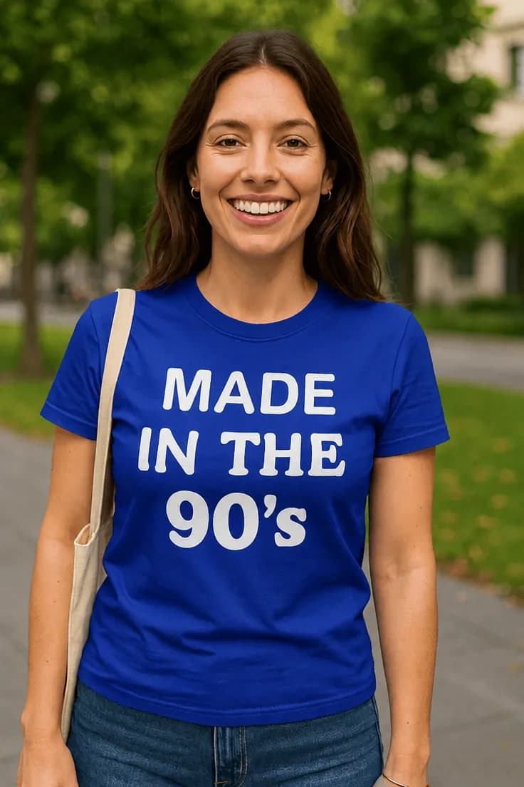 Смешна тениска от 90те години