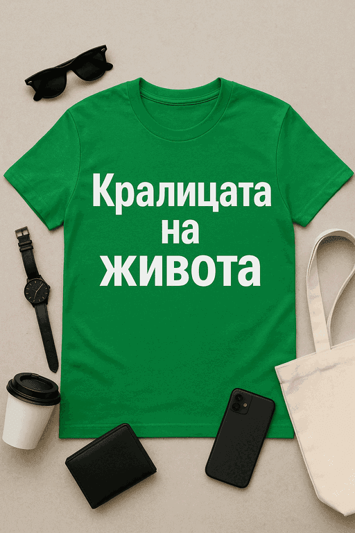 Тениска Кралицата на живота