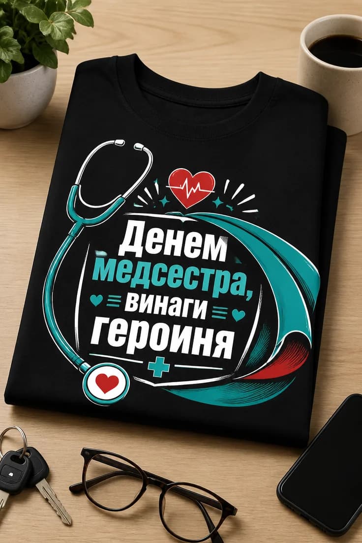 Подарък за медсестра: Денем медсестра, винаги героиня