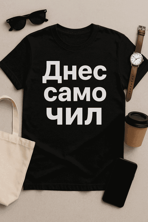 Тениска Днес само чил