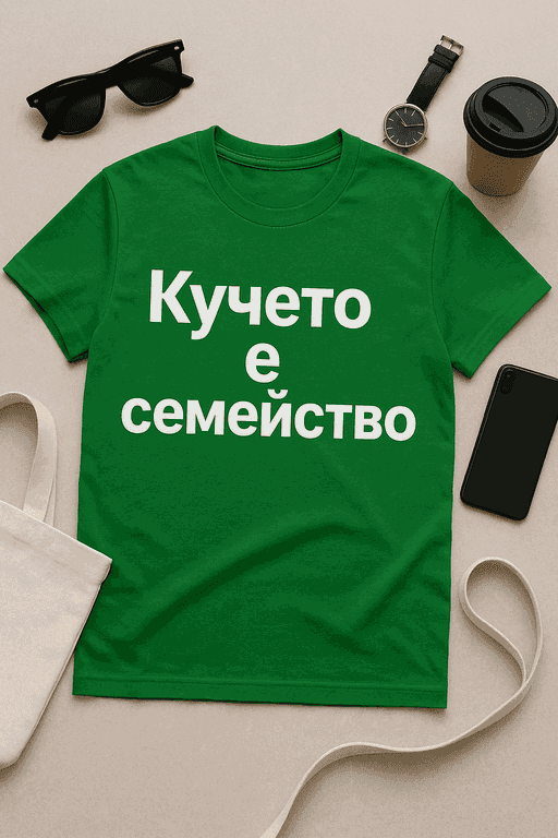 Тениска „Кучето е семейство“