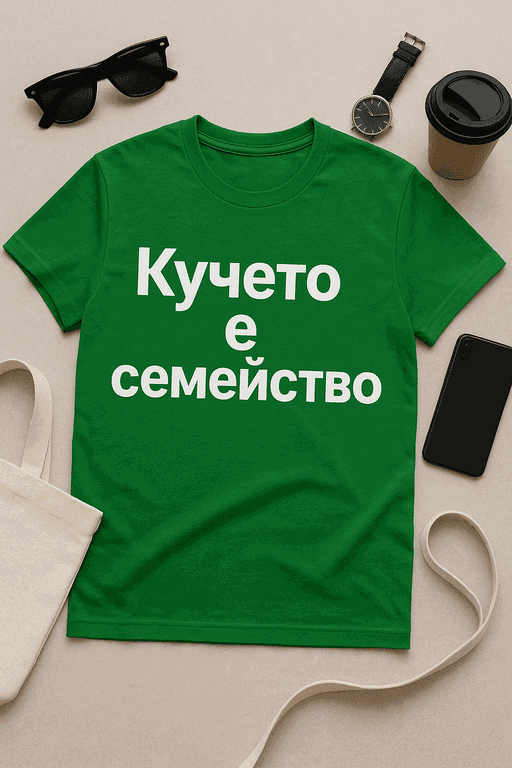 Тениска „Кучето е семейство“