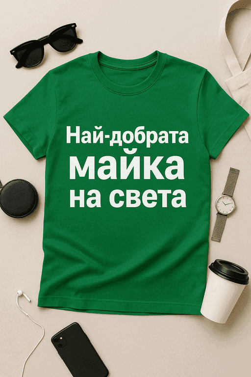 Тениска 'Най-добрата майка на света'
