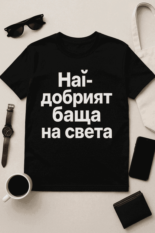 Тениска "Най-добрият баща на света"
