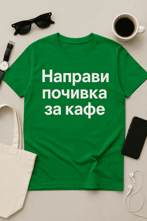 Тениска Направи почивка за кафе