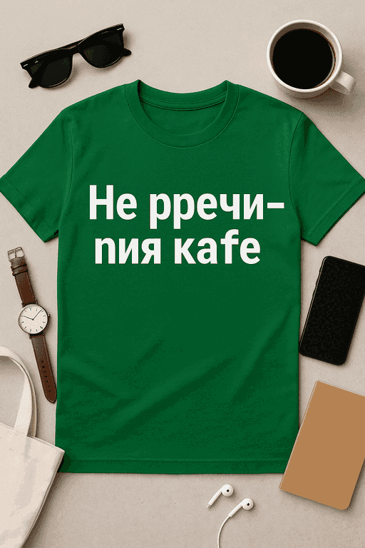Тениска "Не пречи – пия кафе"