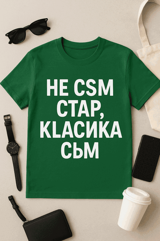 Тениска "Не съм стар, класика съм"