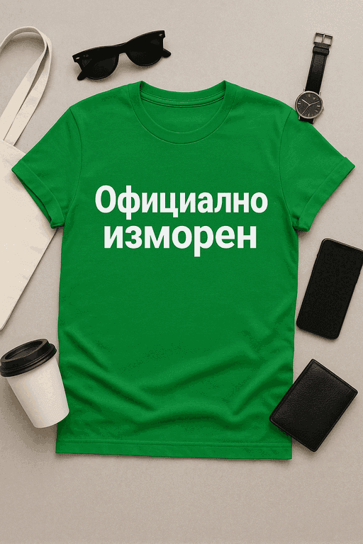 Тениска - Официално изморен