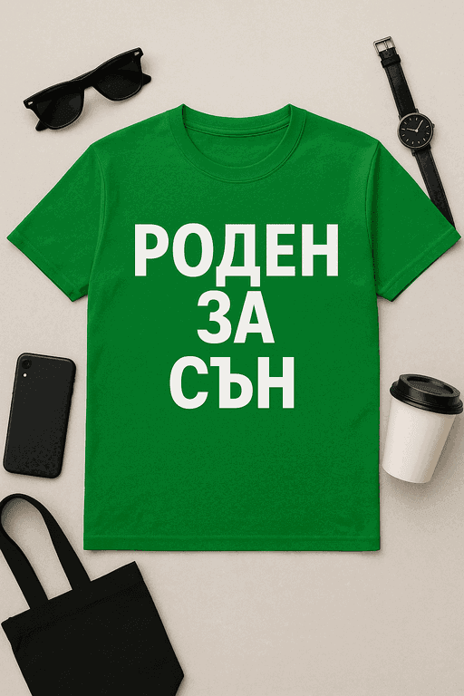 Тениска Роден за сън