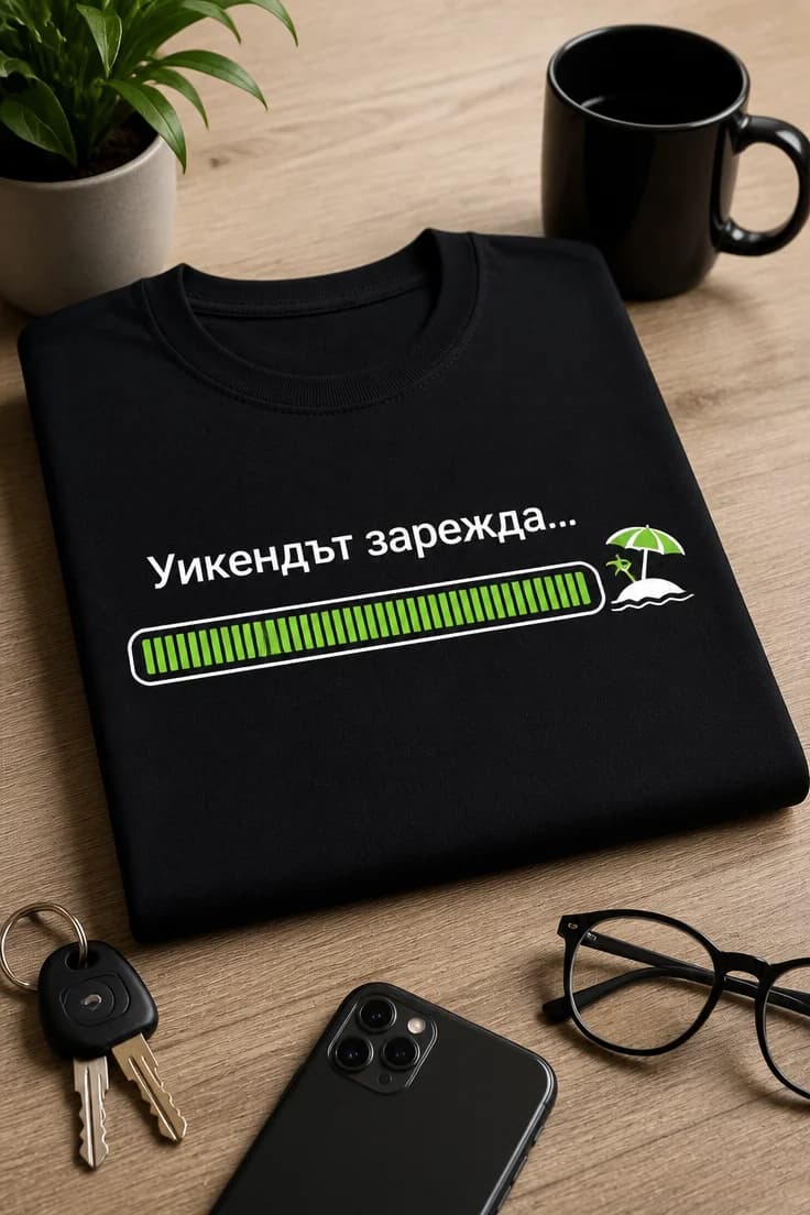Тениска Weekend loading – Уикендът зарежда...