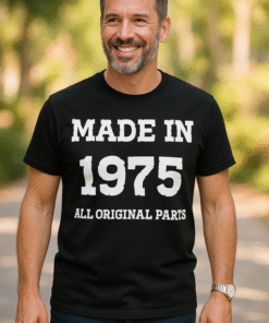 MADE IN 1975 ALL ORIGINAL PARTS - Тениска