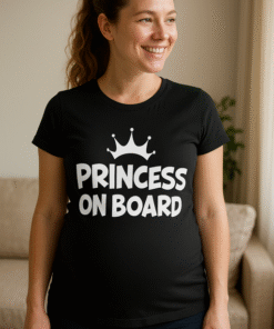 PRINCESS ON BOARD - Тениска за бременни