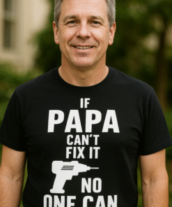IF PAPA CAN'T FIX IT NO ONE CAN - Тениска