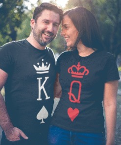 King & Queen карти - Тениски (комплект)