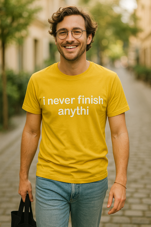 i never finish anythi - Тениска