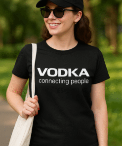 Vodka connecting people - Тениска