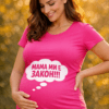 Тениска за бременни „МАМА МИ Е ЗАКОН!!!“